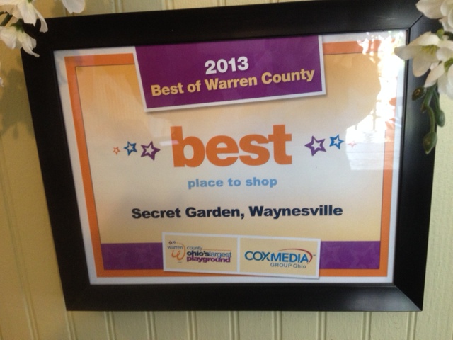 certificate of best place to shop